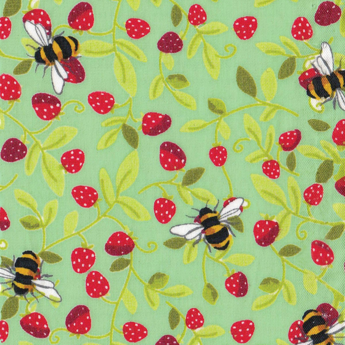 Bee & Strawberries - Green - Variety Pack (S/M/L)