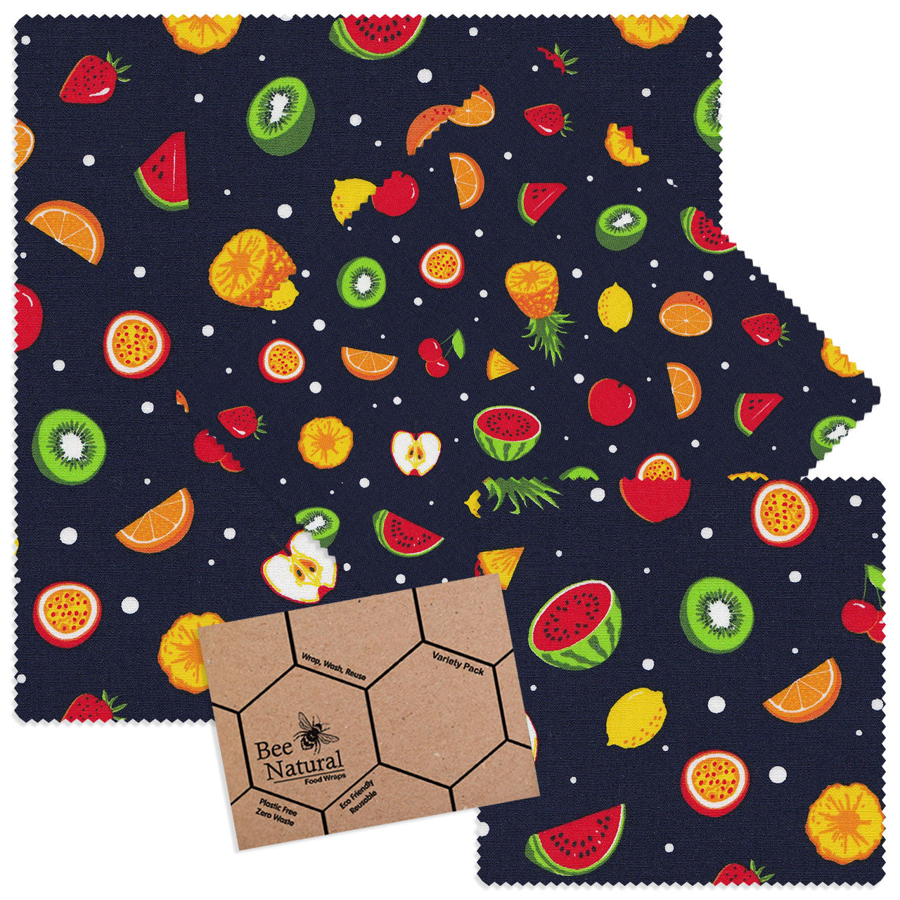 Fruit - Dark Blue - Variety Pack (S/M/L)