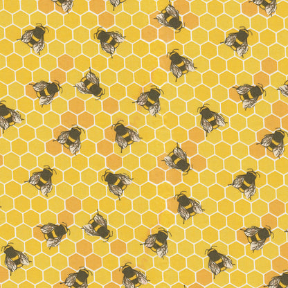 Bee Honeycomb Pattern for Beeswax Food Wraps