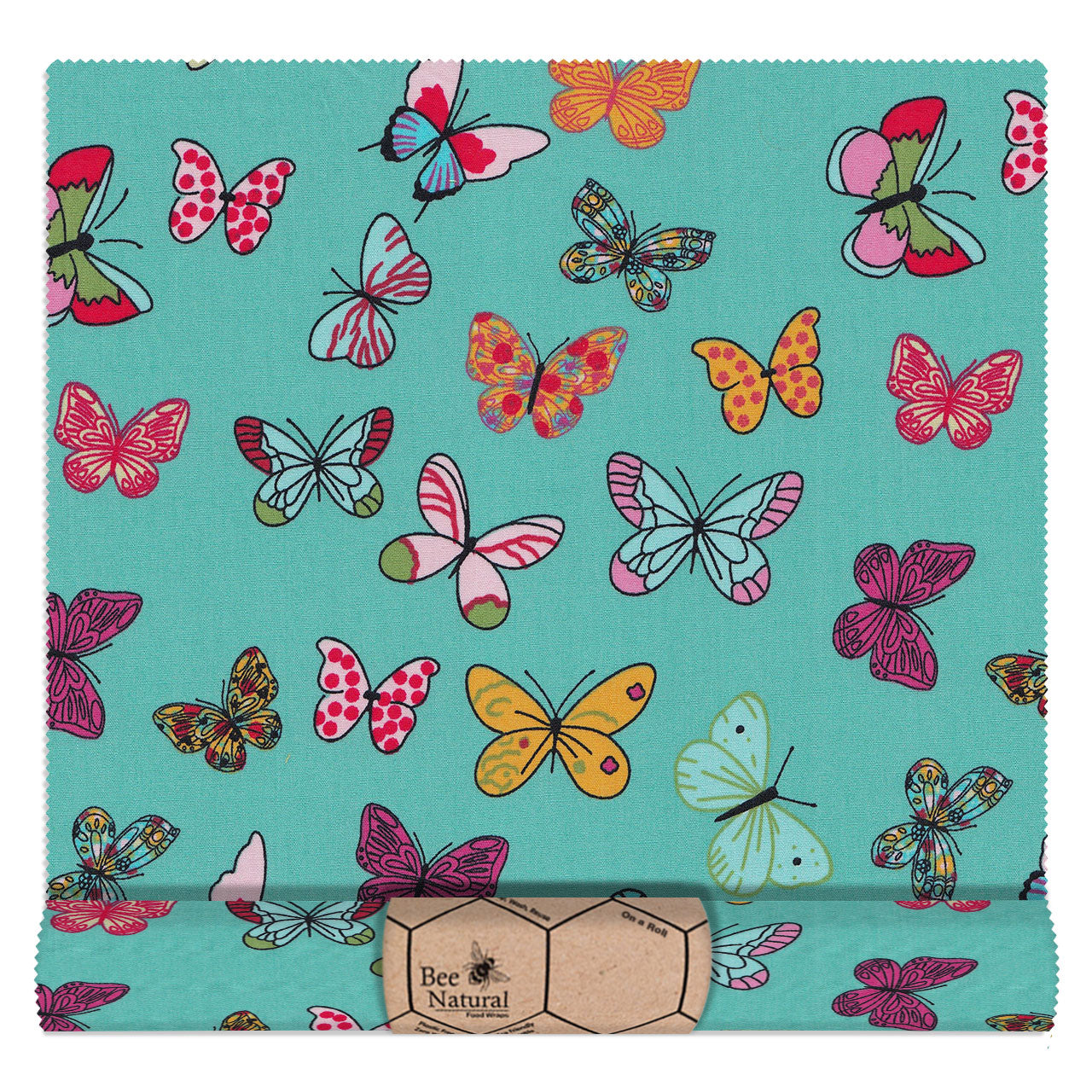 Butterflies - Turquoise - On a Roll (35cm x 110cm)