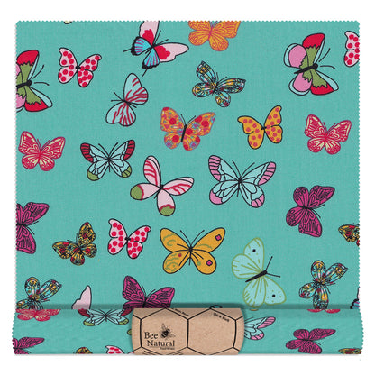 Butterflies - Turquoise - On a Roll (35cm x 110cm)