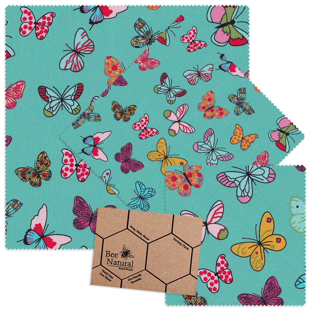 Butterflies - Turquoise - Variety Pack (S/M/L)