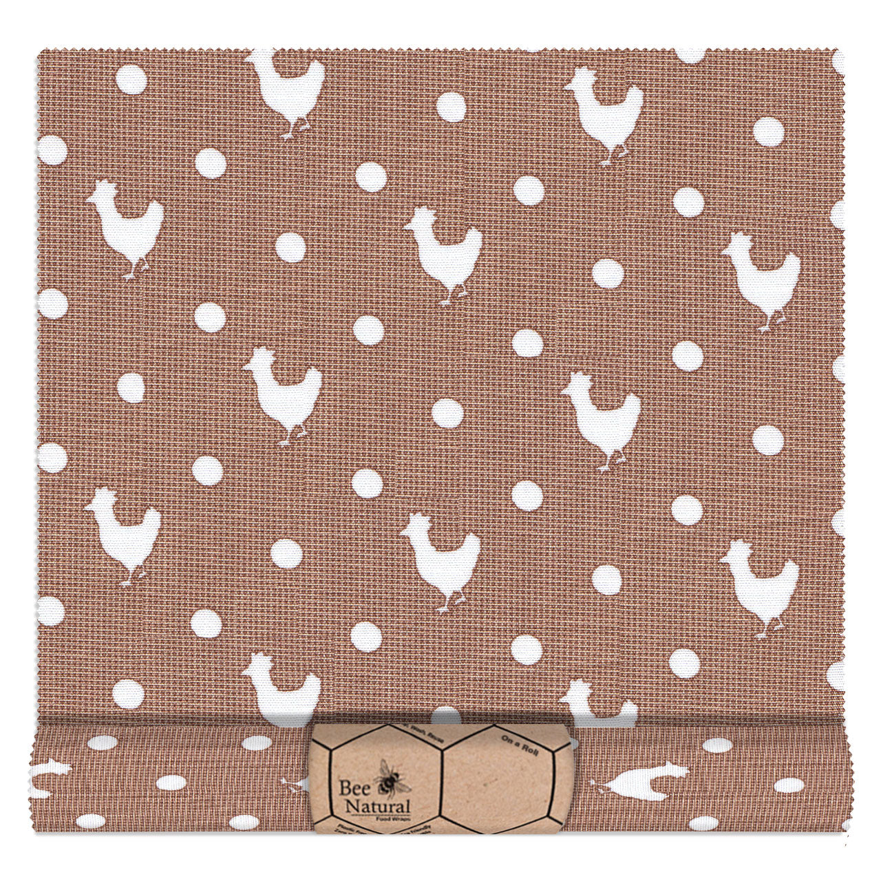 Chickens - Brown - On a Roll (35cm x 110cm)