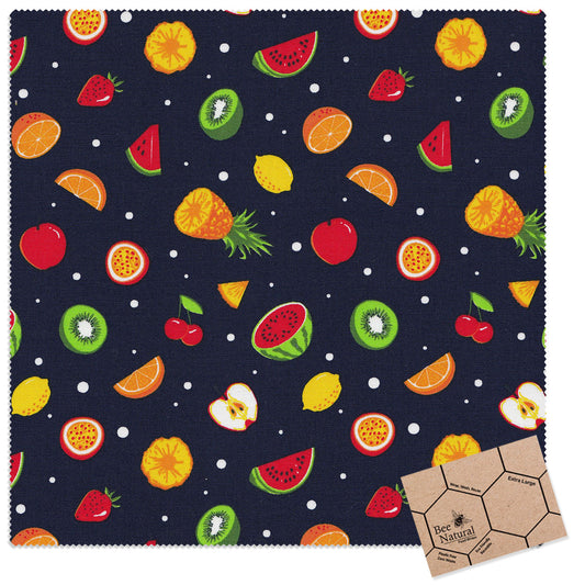Fruit - Dark Blue - Extra Large Wrap (50cm)